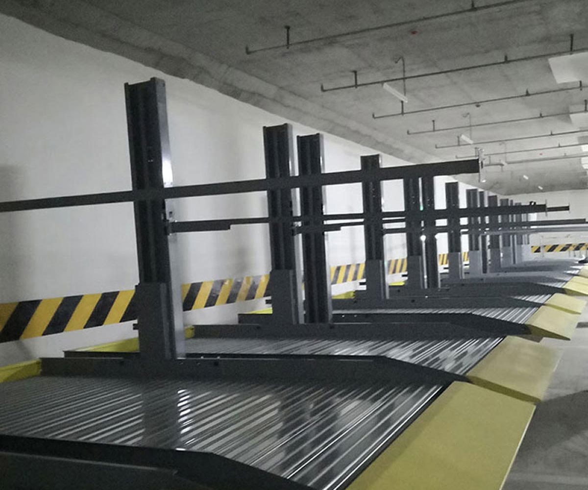 黔南兩柱簡易升降立體車庫停車設備回收