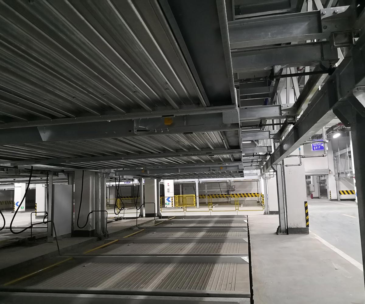 兩層升降橫移機(jī)械式停車(chē)庫(kù)