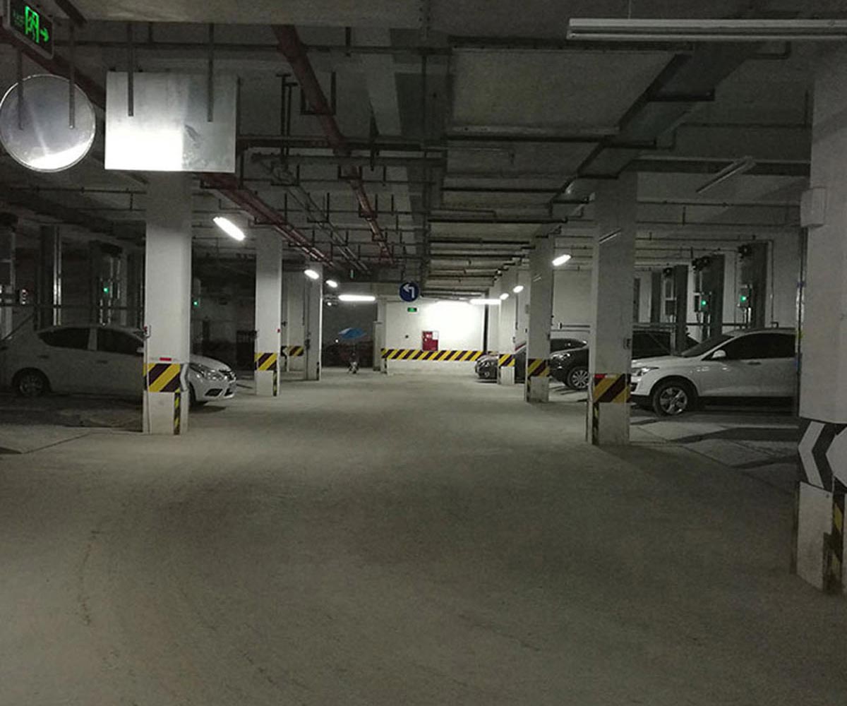 雙層簡易升降機械式停車位過驗收.jpg