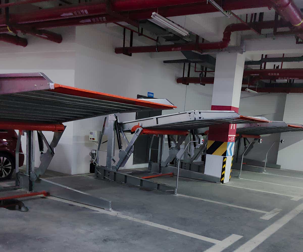 2柱機(jī)械式立體車(chē)庫(kù)尺寸指南